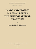 Lands and Peoples in Roman Poetry: The Ethnographical Tradition