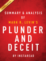 Plunder and Deceit: by Mark R. Levin | Key Takeaways, Analysis & Review