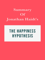 Summary of Jonathan Haidt's The Happiness Hypothesis