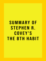 Summary of Stephen R. Covey's The 8th Habit