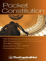 Pocket Constitution: The Declaration of Independence, Constitution and Amendments: The Constitution at your fingertips, V3