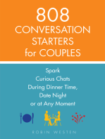 808 Conversation Starters for Couples: Spark Curious Chats During Dinner Time, Date Night or Any Moment