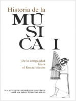 Historia de la Música I.: De la antigüedad hasta el Renacimiento.