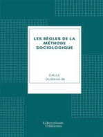 Les Règles de la méthode sociologique