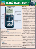 Ti 84 Plus Calculator: QuickStudy Laminated Reference Guide