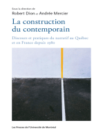 La CONSTRUCTION DU CONTEMPORAIN