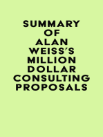 Summary of Alan Weiss's Million Dollar Consulting Proposals