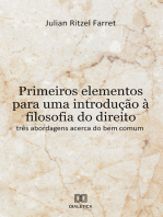 Primeiros elementos para uma introdução à filosofia do direito: três abordagens acerca do bem comum