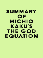 Summary of Michio Kaku's The God Equation