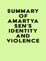 Summary of Amartya Sen's Identity and Violence