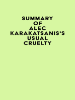 Summary of Alec Karakatsanis's Usual Cruelty