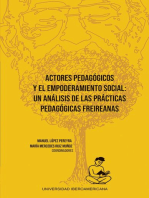 Actores pedagógicos y el empoderamiento social: Un análisis de las prácticas pedagógicas freireanas