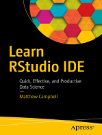 Learn RStudio IDE: Quick, Effective, and Productive Data Science