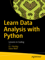 Learn Data Analysis with Python: Lessons in Coding