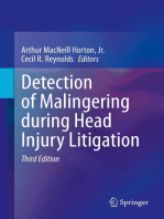 Detection of Malingering during Head Injury Litigation