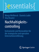 Nachhaltigkeitscontrolling: Instrumente und Kennzahlen für die strategische und operative Unternehmensführung