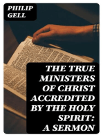 The True Ministers of Christ Accredited by the Holy Spirit: A Sermon