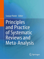 Principles and Practice of Systematic Reviews and Meta-Analysis