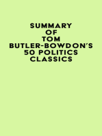 Summary of Tom Butler-Bowdon's 50 Politics Classics