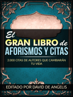 El Gran Libro de Aforismos y Citas (Traducido): 2.000 citas de autores que cambiarán tu vida