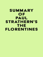 Summary of Paul Strathern's The Florentines