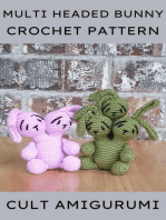 Multi Headed Bunny Rabbit Cult Amigurumi Pattern Pack