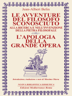 Le avventure del filosofo sconosciuto: alla ricerca e nell’invenzione della pietra filosofale l’apologia della grande opera