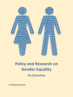 Policy and Research on Gender Equality: An Overview: Gender Equality, #1