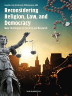 Reconsidering Religion, Law, and Democracy: New Challenges for Society and Research