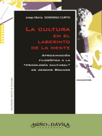 La cultura en el laberinto de la mente: Aproximación filosófica a la "psicología cultural" de Jerome Bruner