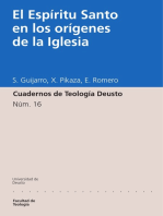 El Espíritu Santo en los orígenes de la Iglesia