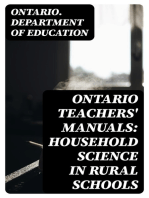 Ontario Teachers' Manuals: Household Science in Rural Schools