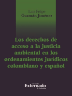 Los derechos de acceso a la justicia ambiental en el ordenamiento jurídico colombiano y español