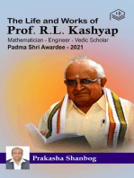 The Life and Works of Prof. R.L. Kashyap