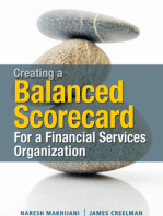 Creating a Balanced Scorecard for a Financial Services Organization