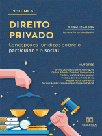 Direito Privado: concepções jurídicas sobre o particular e o social: Volume 5