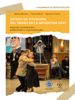 Estado de situación del tango en Argentina 2020: Aspectos sociolaborales, profesionales y organizacionales