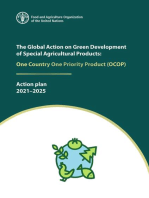 The Global Action on Green Development of Special Agricultural Products: One Country One Priority Product: Action Plan 2021–2025