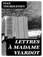 Lettres à Madame Viardot