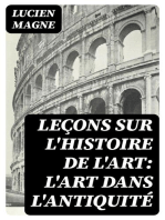 Leçons sur l'histoire de l'art: L'art dans l'antiquité