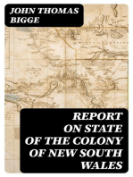 Report on State of the Colony of New South Wales