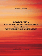 Geopolitica energiilor regenerabile în contextul schimbărilor climatice