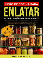 Libro De Cocina Para Enlatar Al Baño María Para Principiantes