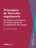 Principios de Derecho regulatorio: Sectores económicos de interés general y regulación de riesgos