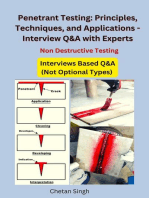 Penetrant Testing: Principles, Techniques, Applications and Interview Q&A