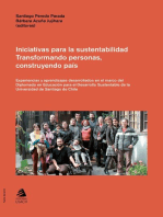 Iniciativas para la sustentabilidad. Transformando personas, construyendo país: Experiencias y aprendizajes desarrollados en el marco del Diplomado en Educación para el Desarrollo Sustentable de la Universidad de Santiago de Chile