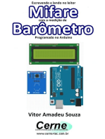 Escrevendo E Lendo No Leitor Mifare Com A Medição De Barômetro Programado No Arduino