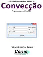 Calculando A Resistência Térmica Na Convecção Programado Em Visual C#