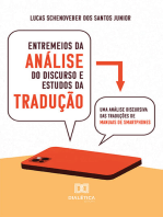 Entremeios da Análise do Discurso e Estudos da Tradução: uma análise discursiva das traduções de manuais de smartphones