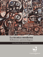 La técnica moderna: Reflexiones epistemológicas